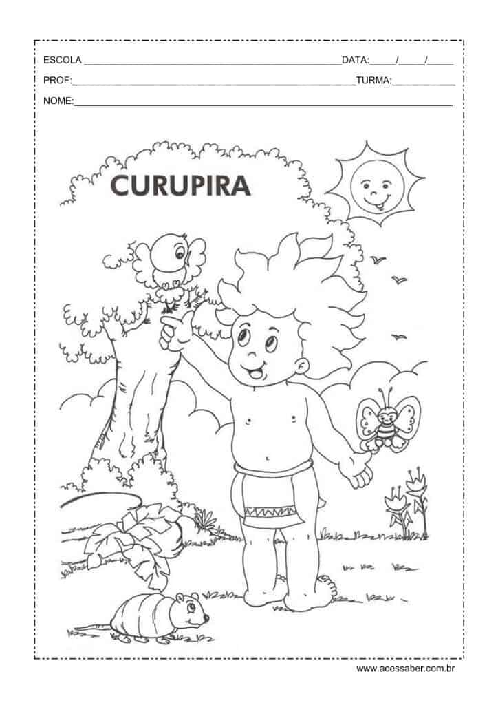 Desenho do Curupira