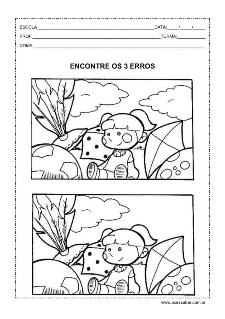 JOGO DOS 7 ERROS  SAYS CENTRO DE ENSINO