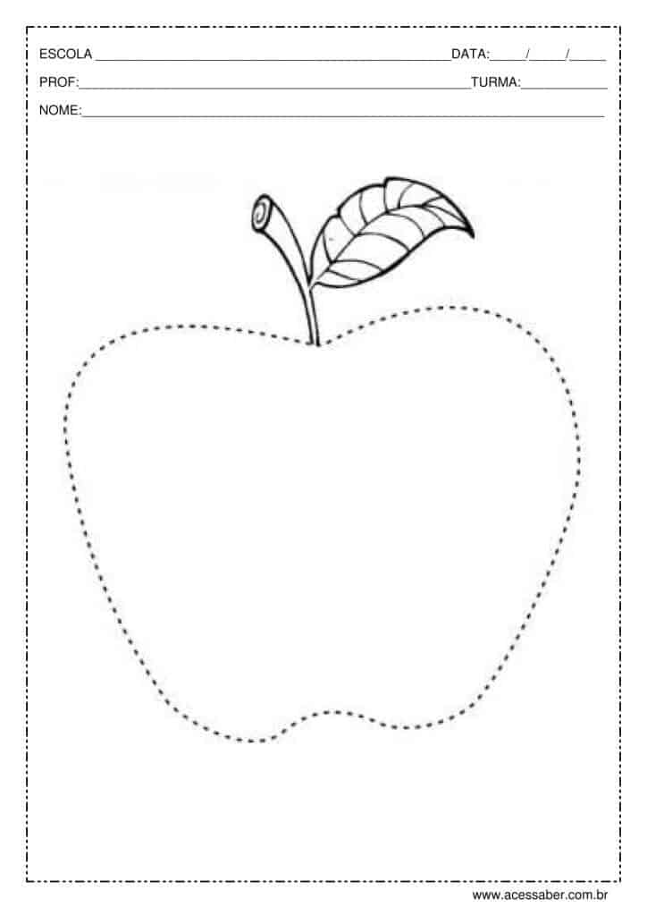 complete a maçã