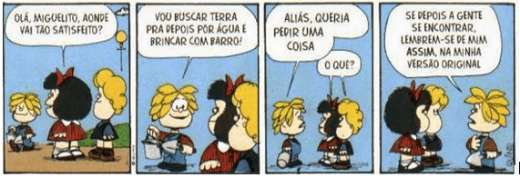 Tira da Mafalda