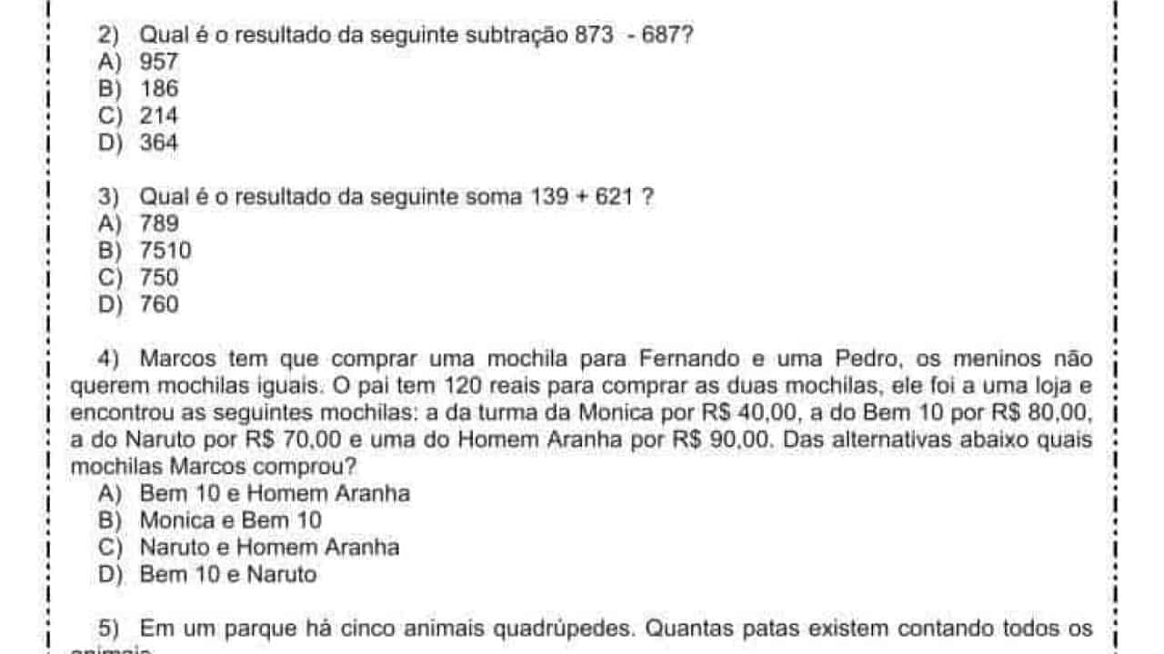 Arquivos atividade de multiplicação 3º ou 4º ano Acessaber verloop io