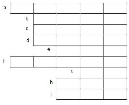 Cruzadinha Matemática para imprimir