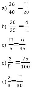 Teste de Frações Matemática 6º ano - Azup