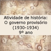 Atividade De Hist Ria O Governo Provis Rio Ano