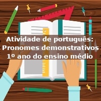 Atividade De Portugu S Pronomes Demonstrativos Ano Do Ensino The