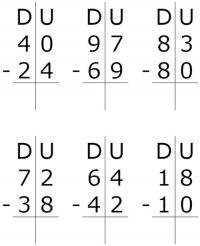 Atividade de matemática Subtração reserva 2º ano Acessaber