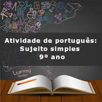 Atividade De Portugu S Sujeito Simples Ano Acessaber