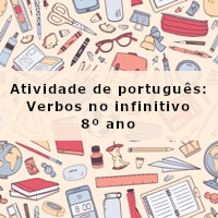 Atividade De Portugu S Verbos No Infinitivo Ano Acessaber