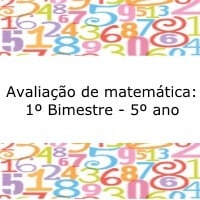 AVALIAÇÃO DE MATEMÁTICA 5º ANO - 3º BIMESTRE - ENSINO FUNDAMENTAL