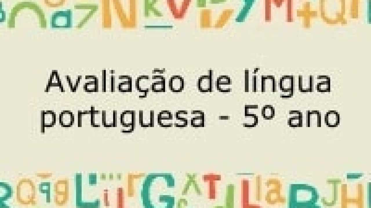 5º ANO LÍNGUA PORTUGUESA ATIVIDADE 8 NOME: UNIDADE ESCOLAR: O