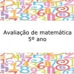 Avaliação de Matemática – 5º ano