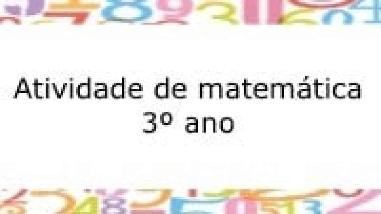 Atividade 3 (A3) MATEMATICA - Matemática