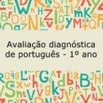 Avaliação diagnóstica de português – 1º ano