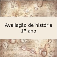 Prova de história - 1º ano