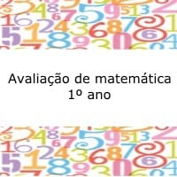 Avaliação de matemática – 1º ano Avaliação de matemática - 1º ano