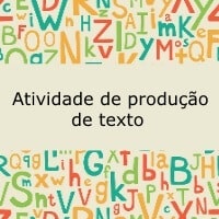 Atividade de pordução de texto