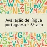Avaliação de língua portuguesa – 3º ano