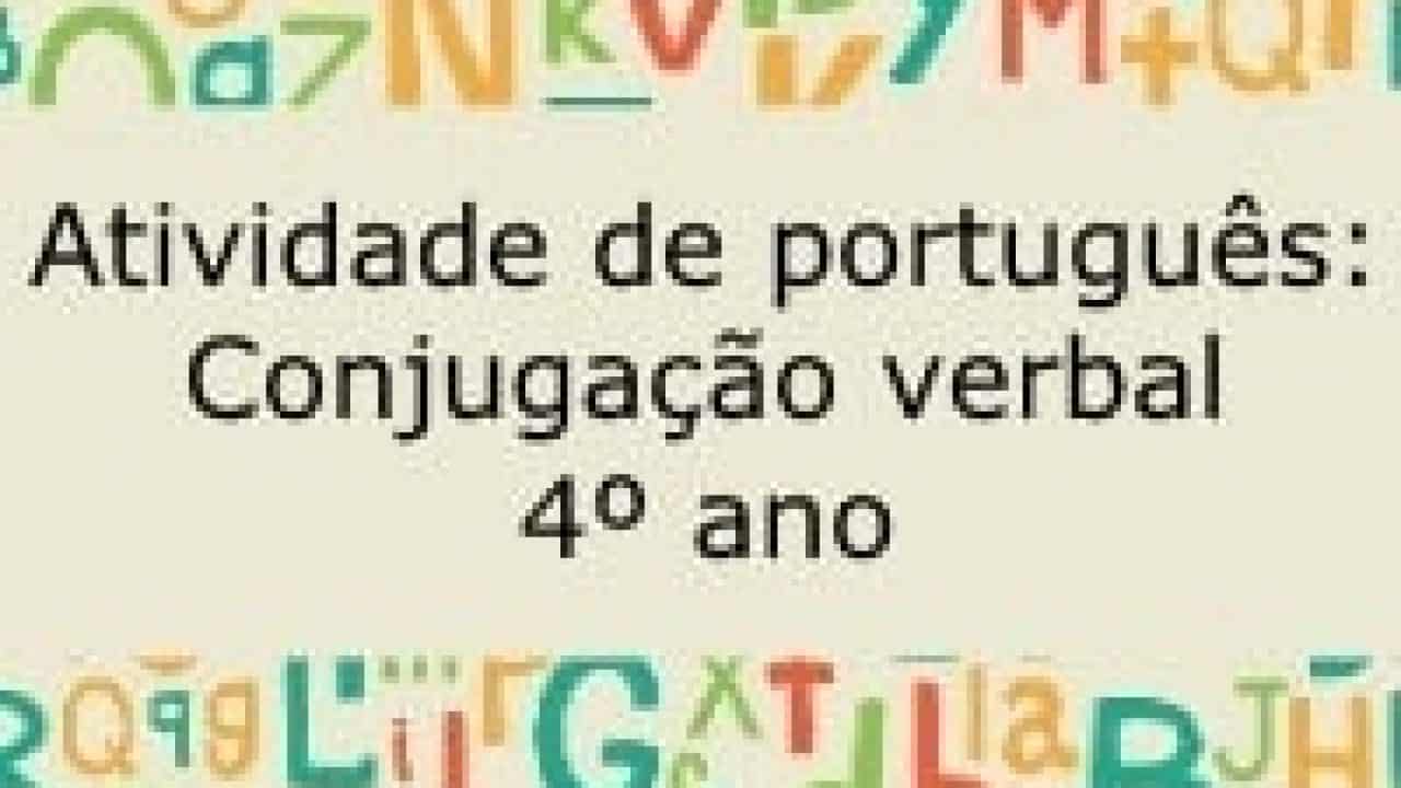 Exercícios sobre conjugação verbal