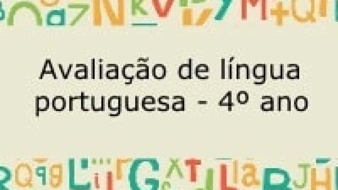 Fichas de Avaliação: 4º ano, Língua Portuguesa - Atividades Educativas