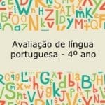 Avaliação de língua portuguesa – 4º ano