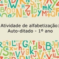 Atividades de alfabetização