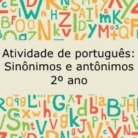 Plano de aula - 2º ano - Reescrita de verbete: revisando a utilização de  sinônimos