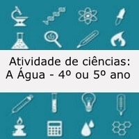 Atividade de ciências: A água - 4º ou 5º ano