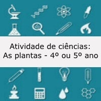 Atividade de ciências: As plantas - 4º ou 5º ano