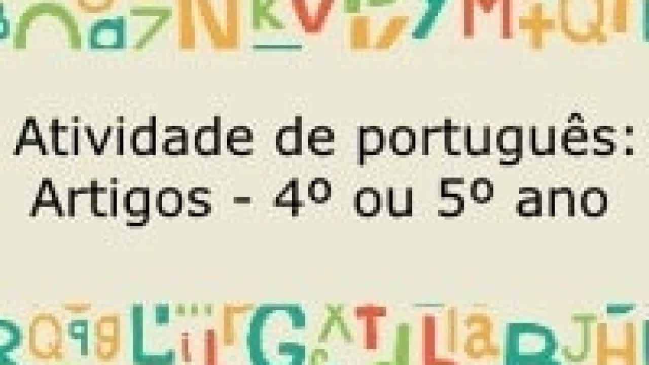 Português- Artigo