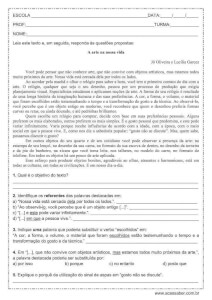 Interpretação-A-arte-na-nossa-vida-1º-ano-do-Ensino-Médio-PDF-1_01 atividade de interpretação de texto a arte na nossa vida