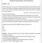 Atividade de português: Palavras homônimas – Ensino médio