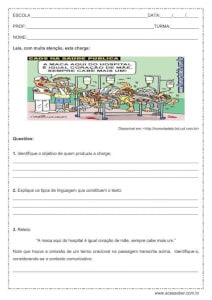 Interpretação de texto: Caos na saúde pública – 1º ano do Ensino Médio Interpretação de texto: Caos na saúde pública - 1º ano do Ensino Médio