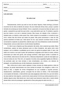 interpretação de texto ensino médio