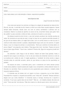 Atividade de português: Nível de linguagem e uso da virgula – 2º ano do Ensino Médio