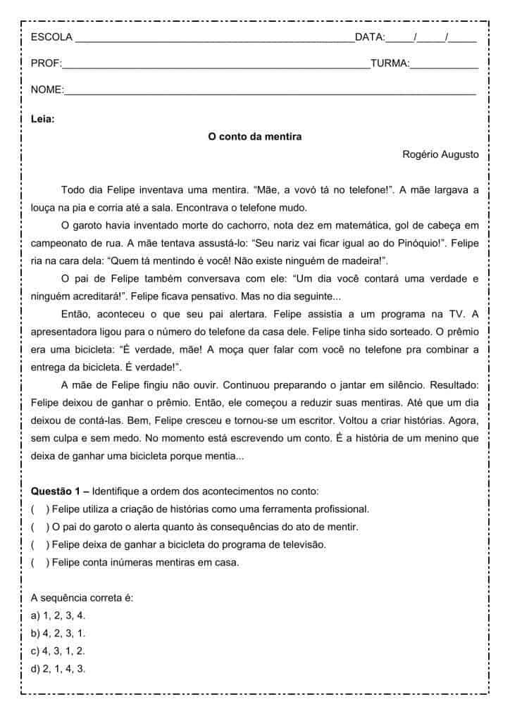 Caderno Atividades Portugues 6anolp 