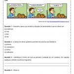 Interpretação de texto: Tira Garfield – 9º ano