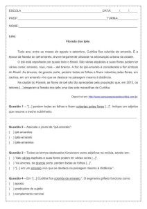 Atividade de português: Adjetivo – 8º ano