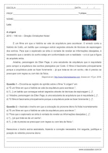 Atividade de português: Colocação pronominal – 3º ano do ensino médio