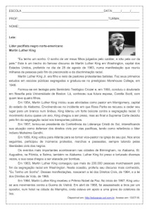 Atividade de Português: Anáfora – 3º ano do ensino médio Atividade de Língua Portuguesa: Anáfora - 3º ano do ensino médio