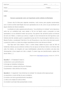 Atividade de português: Período Simples e Composto – 1º ano do ensino médio Atividade de língua portuguesa: Período Simples e Composto - 1º ano do ensino médio