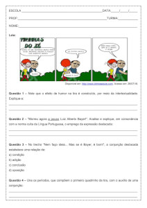 Atividade de língua portuguesa: A ou Há - 1º ano do ensino médio