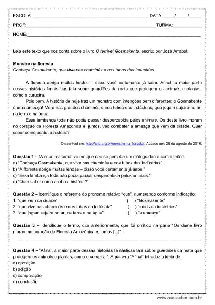 Pronome Relativo, PDF, Pronome