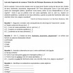 Atividade de português: Sufixo – 8º ano