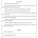 Interpretação de texto: A casa da bruxa – 3º ou 4º ano