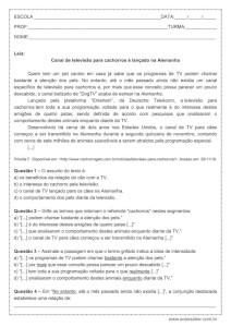 Atividade de português: Advérbio de intensidade - 9º ano