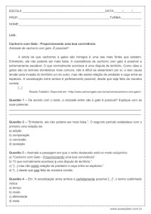 Atividade de português: Verbo no subjuntivo - 9º ano