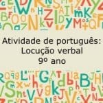 Atividade de português: Locução verbal – 9º ano