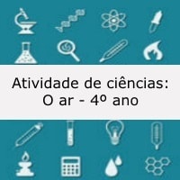 Atividade de ciências: O ar - 4º ano