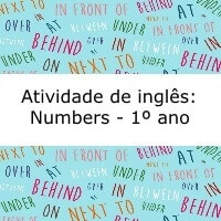 Atividades de Inglês 1º ano Ensino Fundamental