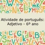 Atividade de português: Adjetivo – 6º ano